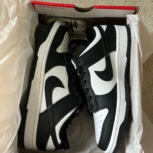 Nike low rise panda dunks… accidentally ordered the wrong size! Brand new :)